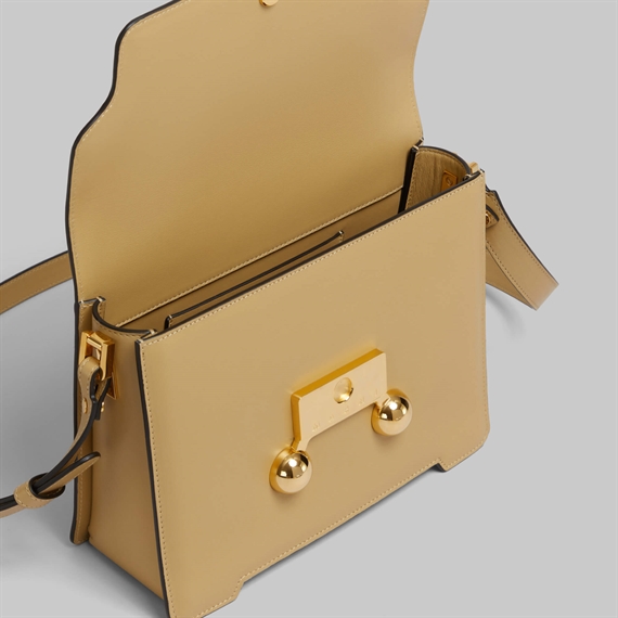 Marni Trunkaroo Medium Shoulder Bag, Camel